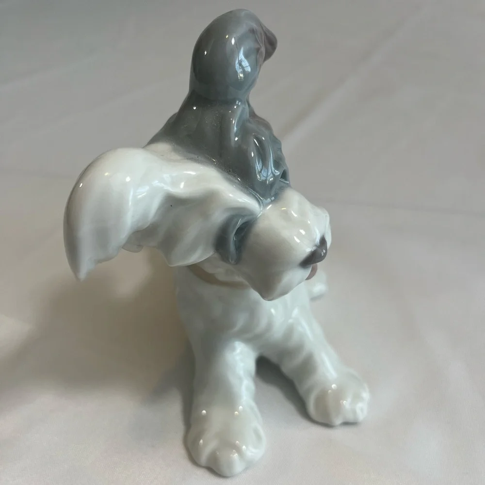 Vintage Rare Lladro “Skye Terrier” Porcelain Dog Figurine 4643